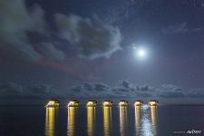 Maldives at night