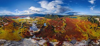 Russia, Uzon caldera, Kamchatka