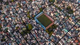 Above Galolhu National Stadium