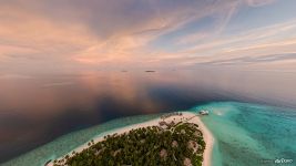 Intercontinental Maldives at sunset 2