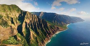 Rock on Kauai seashore #6