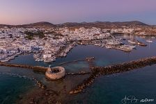 Venetian fortress in Naoussa town in the morning