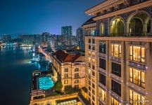 Hotel on the embankment of Macau