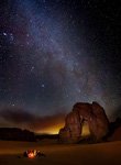 Libya at night