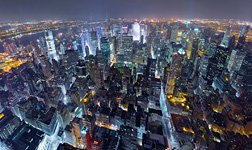 USA, New-York, Manhattan at night #2