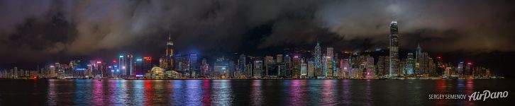 Hong Kong at night (36730х7578 px)