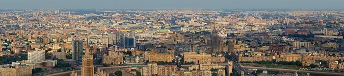 Gigapanorama of Moscow (102184x22672 px)