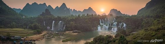 Detian Falls, China-Vietnam (29443x8006 px)