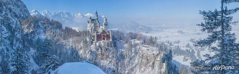 Neuschwanstein Castle, Germany (24809x7711 px)