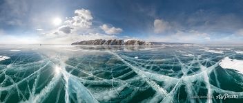 Baikal Lake in winter, Russia (30274х12861 px)