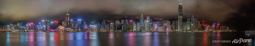 Hong Kong at night (40777x7501 px)