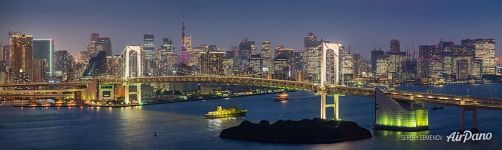 Rainbow Bridge, Tokyo (27648x8253 px)