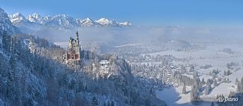 Neuschwanstein Castle, Germany (15823x6892 px)