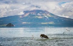 Fishing in the Kurile Lake