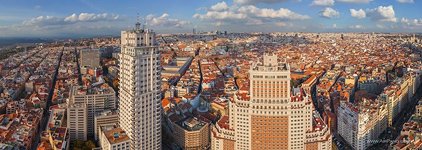 Edificio España («Spain Building») and Torre de Madrid («Madrid Tower»)