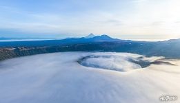 Dalnee Lake in the clouds