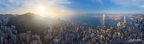 Hong Kong at sunset